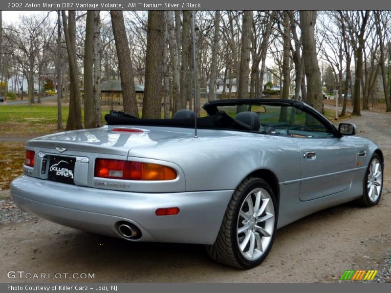 AM Titanium Silver / Black 2002 Aston Martin DB7 Vantage Volante