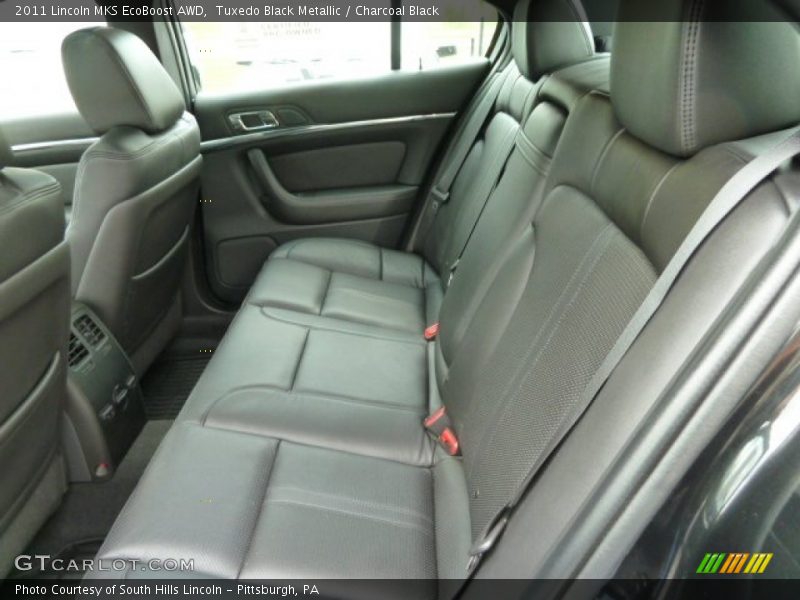 Tuxedo Black Metallic / Charcoal Black 2011 Lincoln MKS EcoBoost AWD
