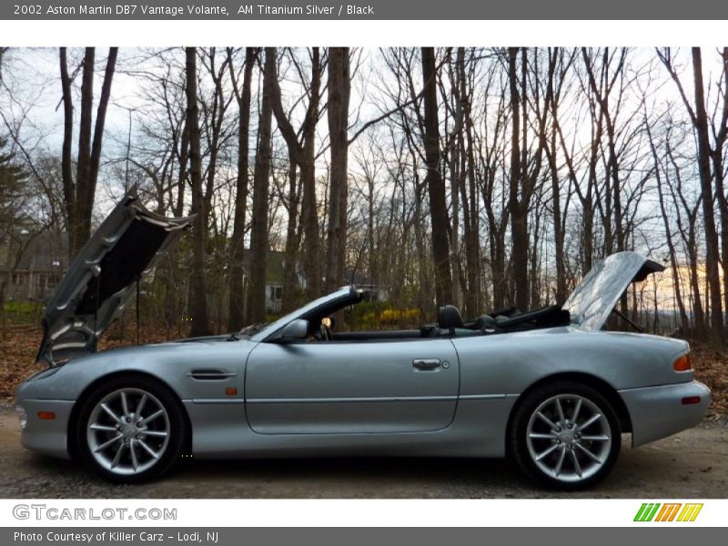 AM Titanium Silver / Black 2002 Aston Martin DB7 Vantage Volante