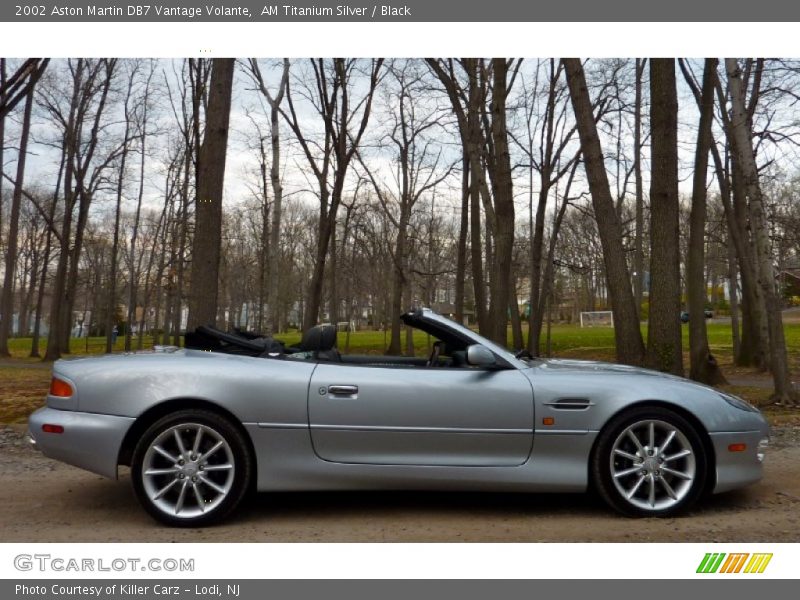 AM Titanium Silver / Black 2002 Aston Martin DB7 Vantage Volante