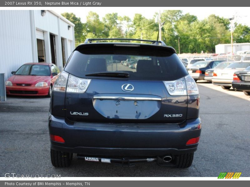 Neptune Blue Mica / Light Gray 2007 Lexus RX 350