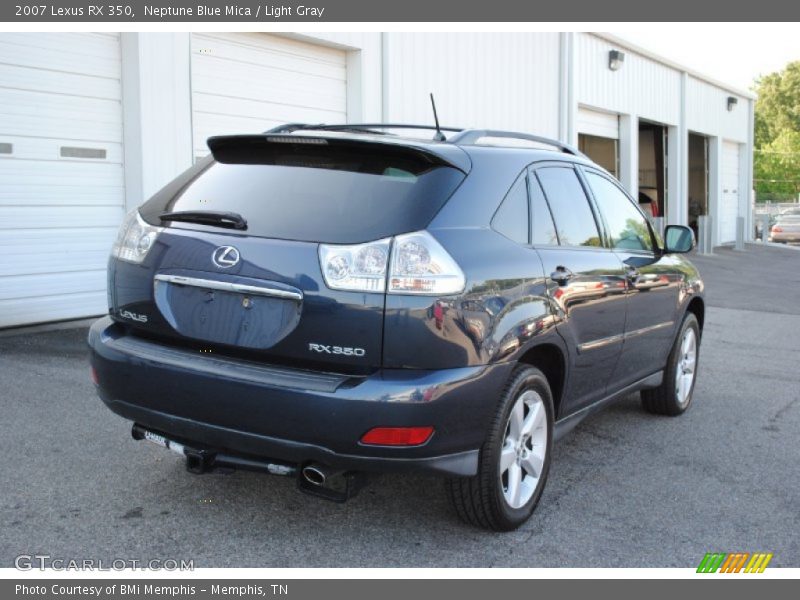 Neptune Blue Mica / Light Gray 2007 Lexus RX 350