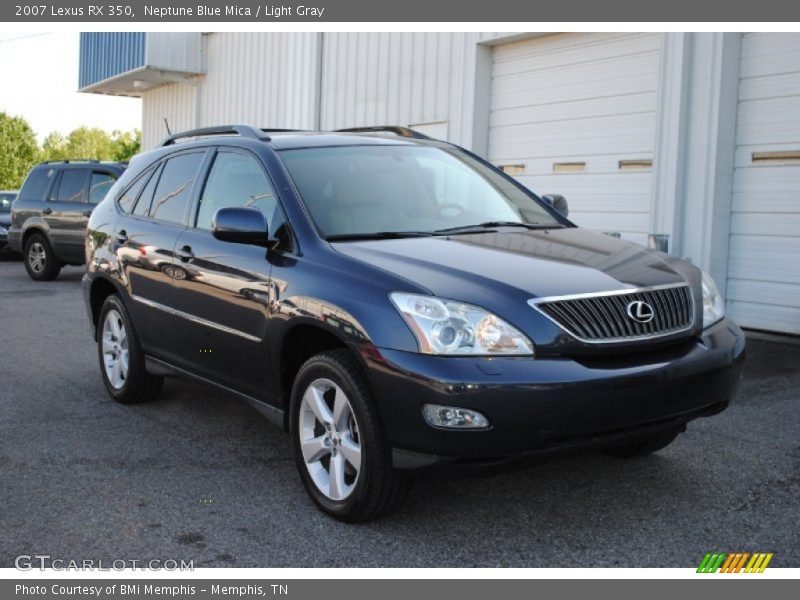 Neptune Blue Mica / Light Gray 2007 Lexus RX 350