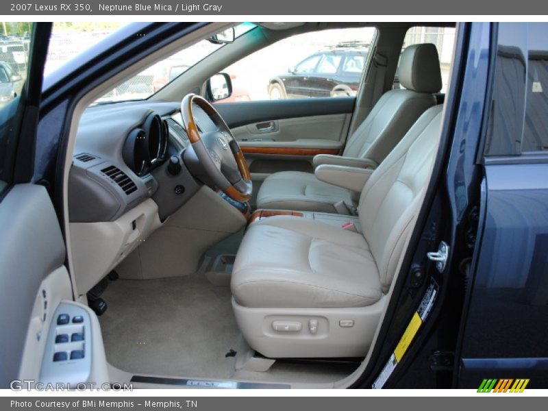 Neptune Blue Mica / Light Gray 2007 Lexus RX 350