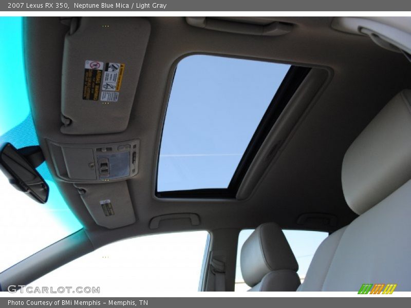 Neptune Blue Mica / Light Gray 2007 Lexus RX 350