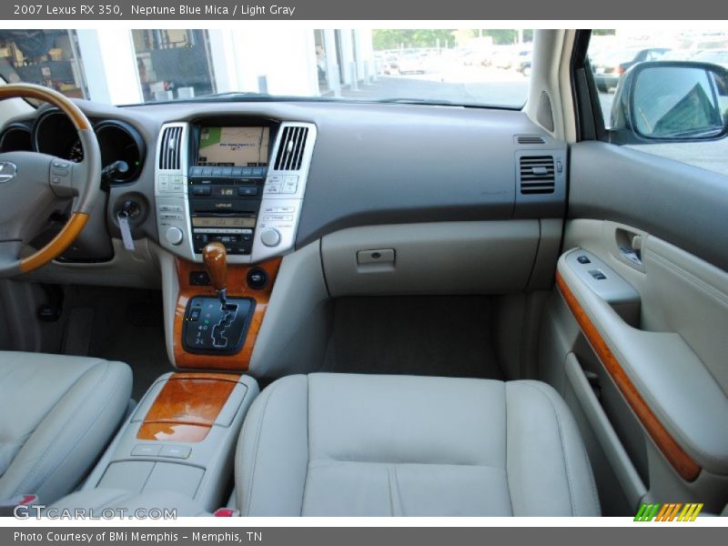 Neptune Blue Mica / Light Gray 2007 Lexus RX 350