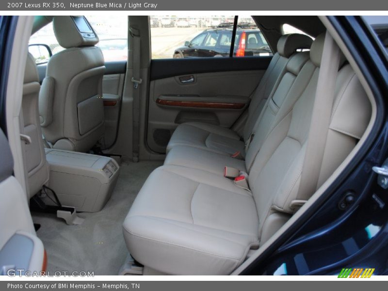 Neptune Blue Mica / Light Gray 2007 Lexus RX 350