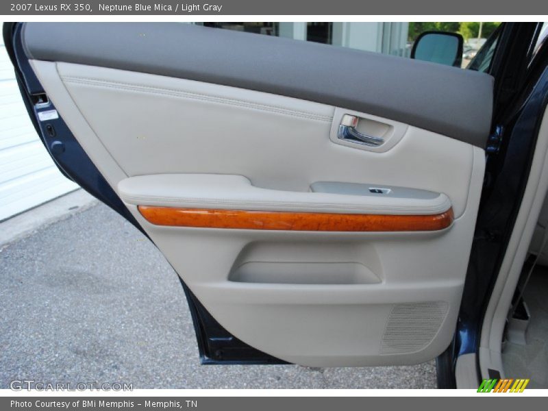 Neptune Blue Mica / Light Gray 2007 Lexus RX 350