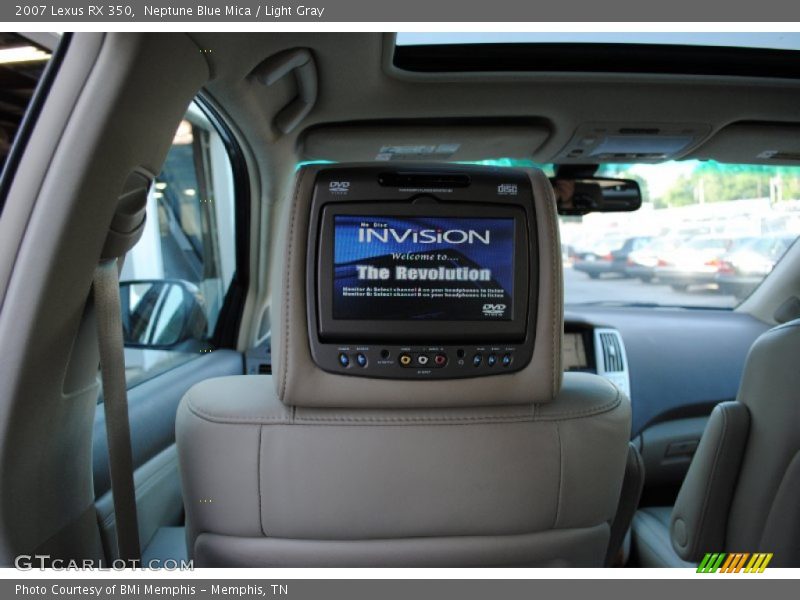 Neptune Blue Mica / Light Gray 2007 Lexus RX 350