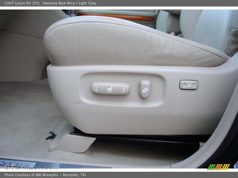Neptune Blue Mica / Light Gray 2007 Lexus RX 350