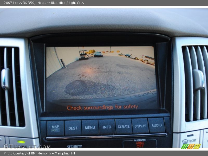 Neptune Blue Mica / Light Gray 2007 Lexus RX 350