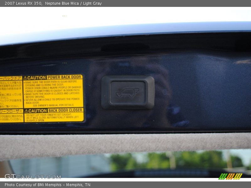 Neptune Blue Mica / Light Gray 2007 Lexus RX 350