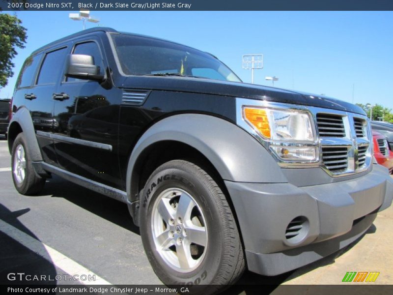 Black / Dark Slate Gray/Light Slate Gray 2007 Dodge Nitro SXT
