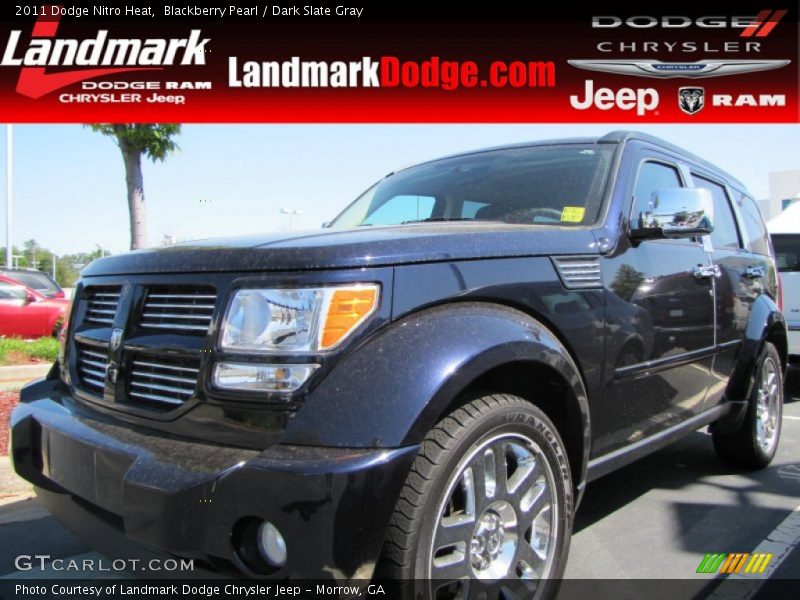 Blackberry Pearl / Dark Slate Gray 2011 Dodge Nitro Heat