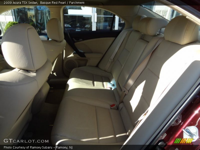 Basque Red Pearl / Parchment 2009 Acura TSX Sedan