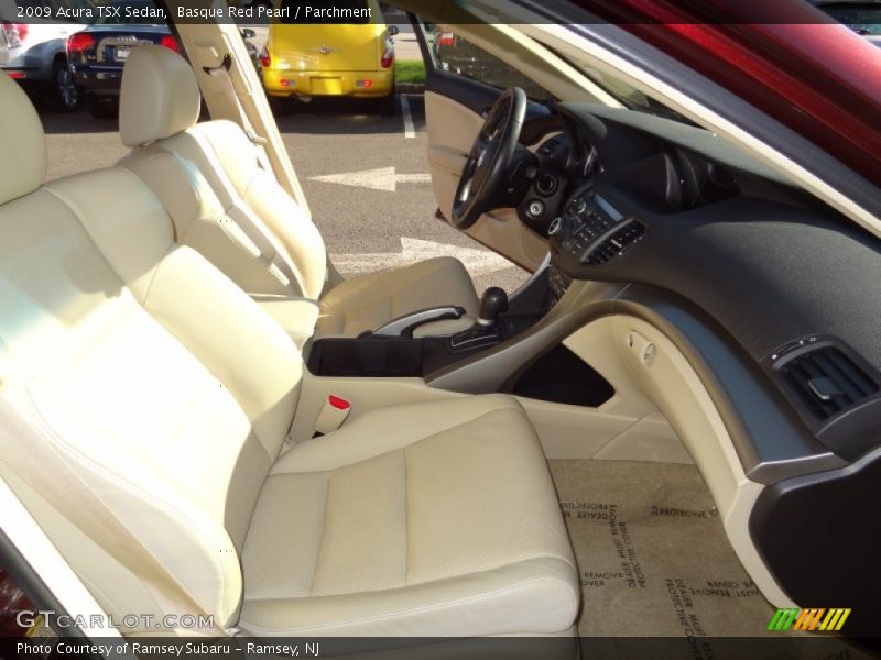 Basque Red Pearl / Parchment 2009 Acura TSX Sedan