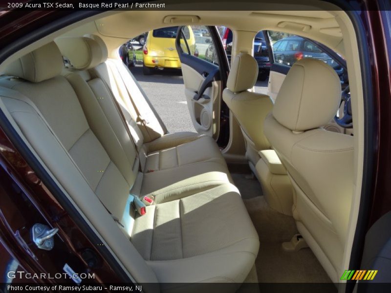 Basque Red Pearl / Parchment 2009 Acura TSX Sedan