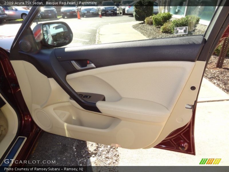 Basque Red Pearl / Parchment 2009 Acura TSX Sedan