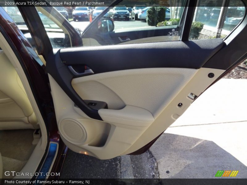 Basque Red Pearl / Parchment 2009 Acura TSX Sedan