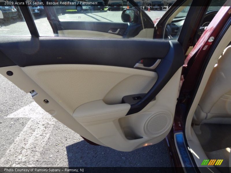 Basque Red Pearl / Parchment 2009 Acura TSX Sedan