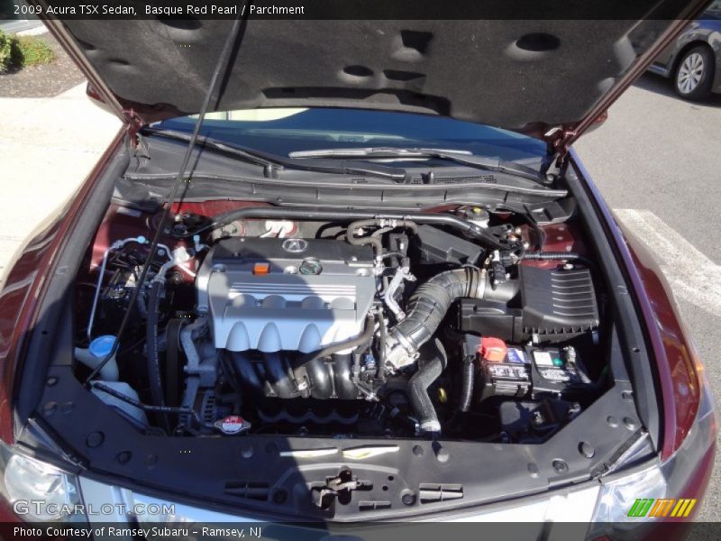 Basque Red Pearl / Parchment 2009 Acura TSX Sedan