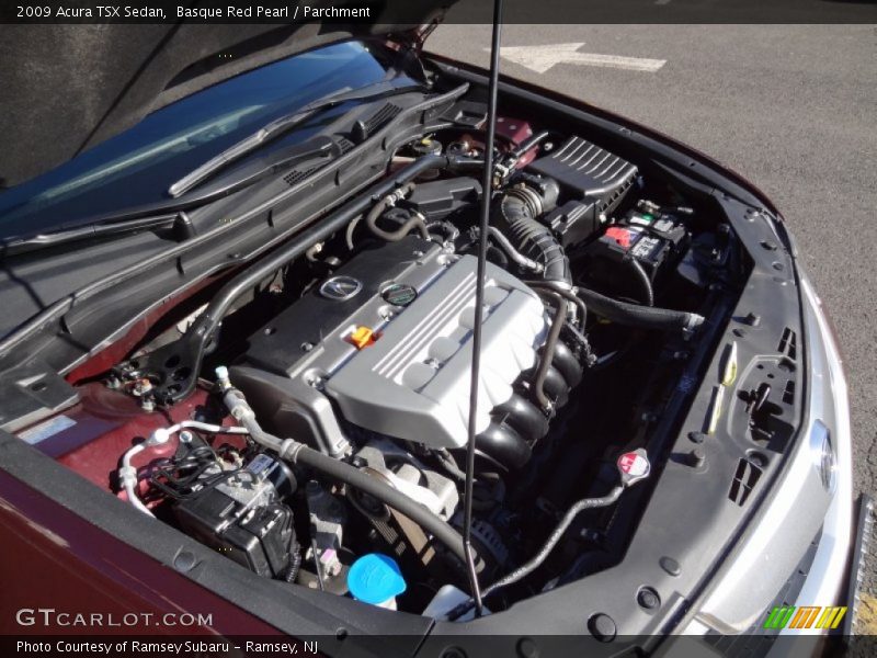 Basque Red Pearl / Parchment 2009 Acura TSX Sedan