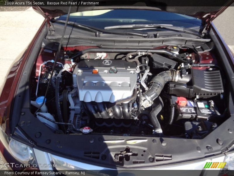 Basque Red Pearl / Parchment 2009 Acura TSX Sedan