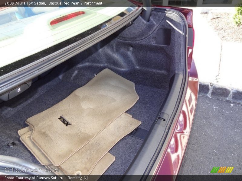 Basque Red Pearl / Parchment 2009 Acura TSX Sedan