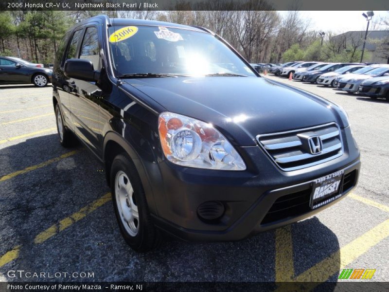 Nighthawk Black Pearl / Black 2006 Honda CR-V LX