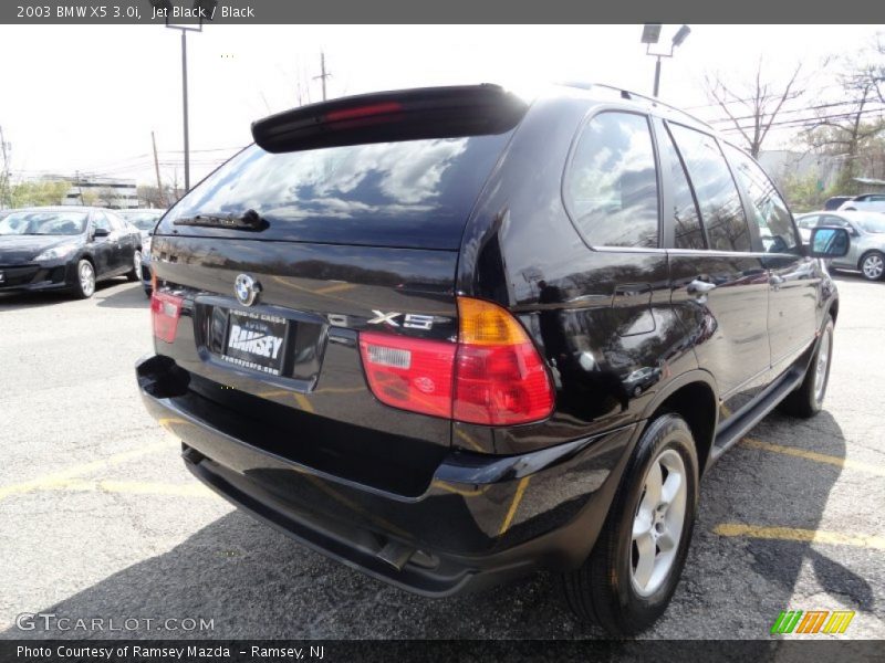 Jet Black / Black 2003 BMW X5 3.0i