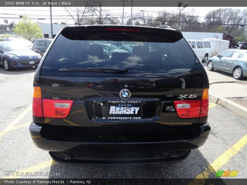 Jet Black / Black 2003 BMW X5 3.0i