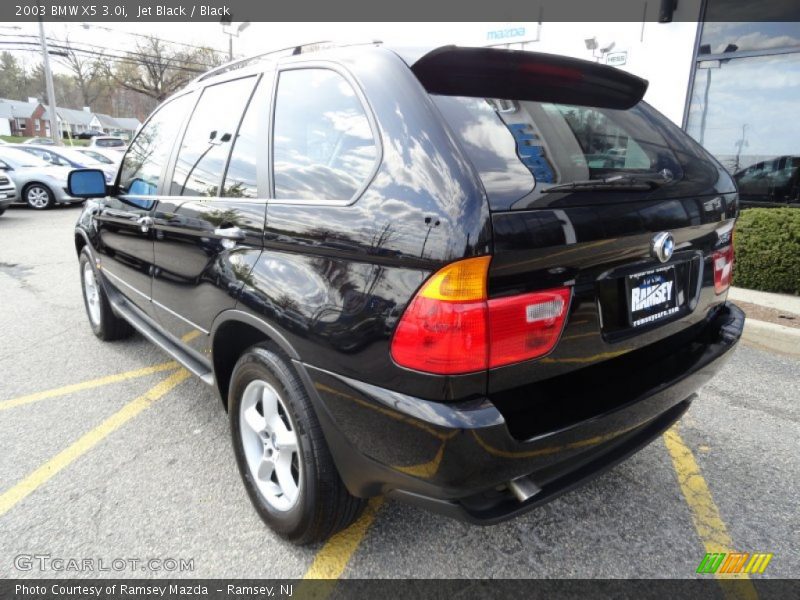 Jet Black / Black 2003 BMW X5 3.0i