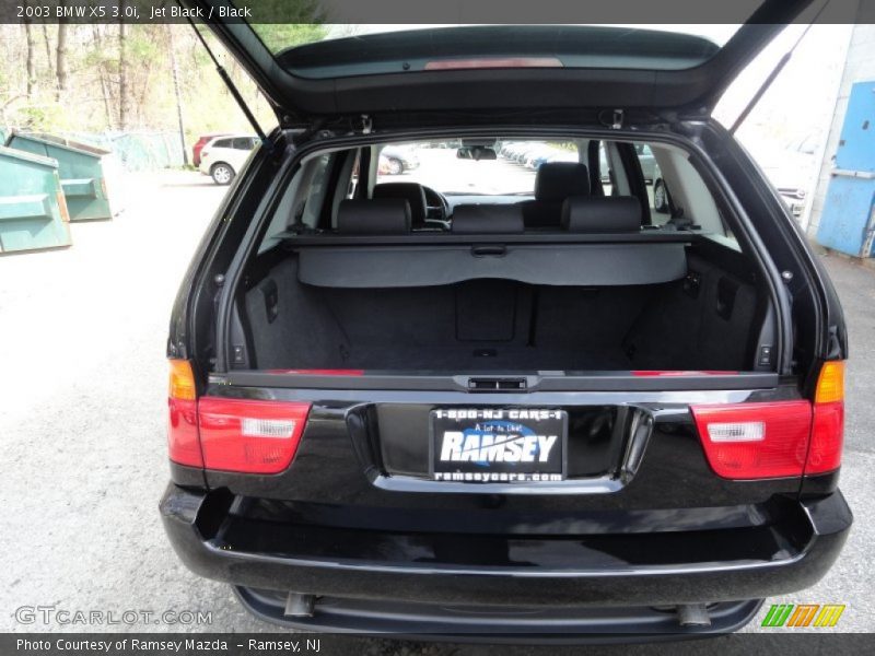 Jet Black / Black 2003 BMW X5 3.0i