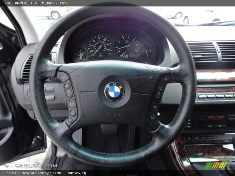Jet Black / Black 2003 BMW X5 3.0i