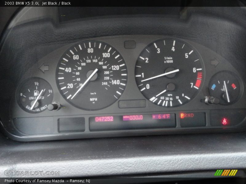 Jet Black / Black 2003 BMW X5 3.0i