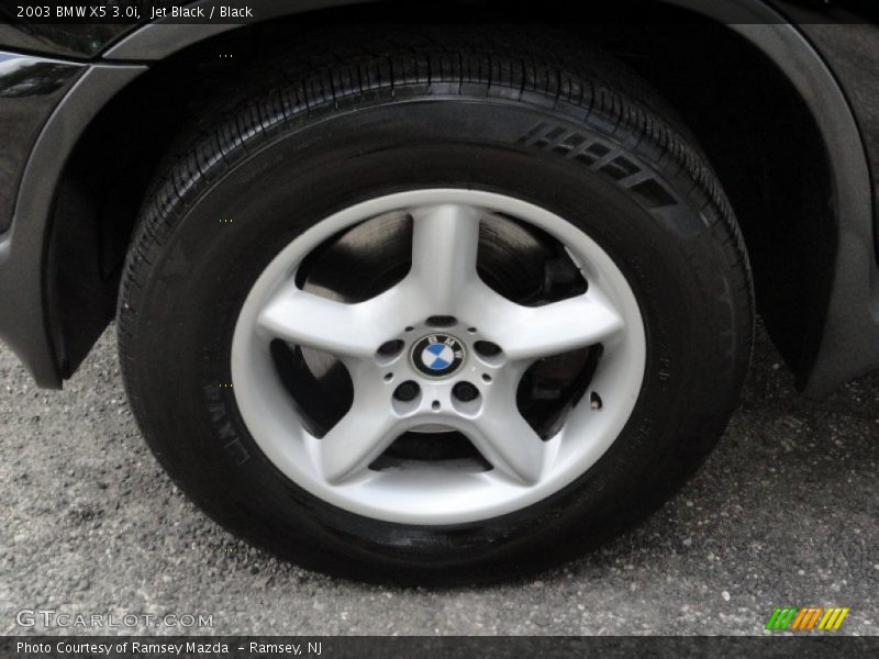 Jet Black / Black 2003 BMW X5 3.0i
