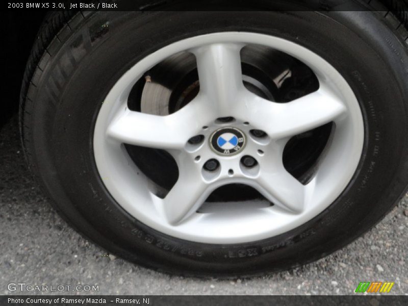 Jet Black / Black 2003 BMW X5 3.0i