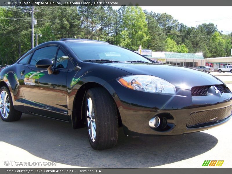 Kalapana Black / Dark Charcoal 2007 Mitsubishi Eclipse SE Coupe