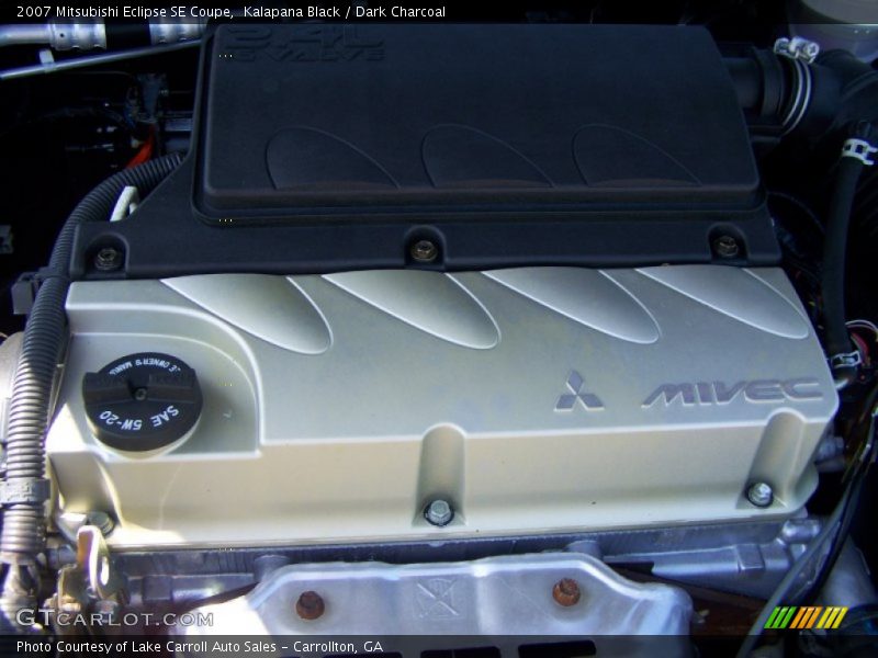 Kalapana Black / Dark Charcoal 2007 Mitsubishi Eclipse SE Coupe