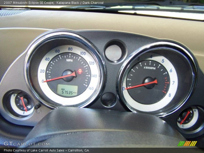 Kalapana Black / Dark Charcoal 2007 Mitsubishi Eclipse SE Coupe