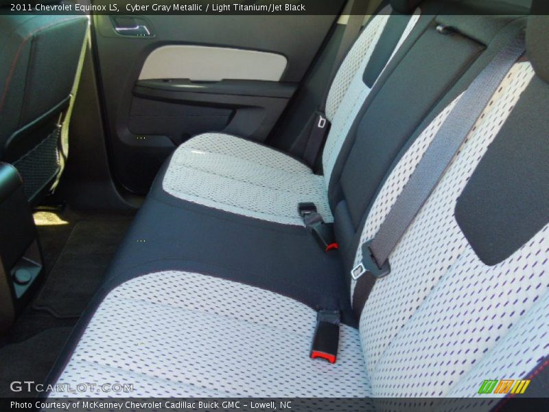 Cyber Gray Metallic / Light Titanium/Jet Black 2011 Chevrolet Equinox LS