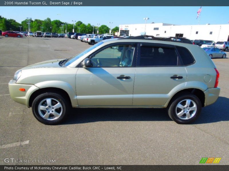 Desert Sage / Beige 2006 Hyundai Tucson GL