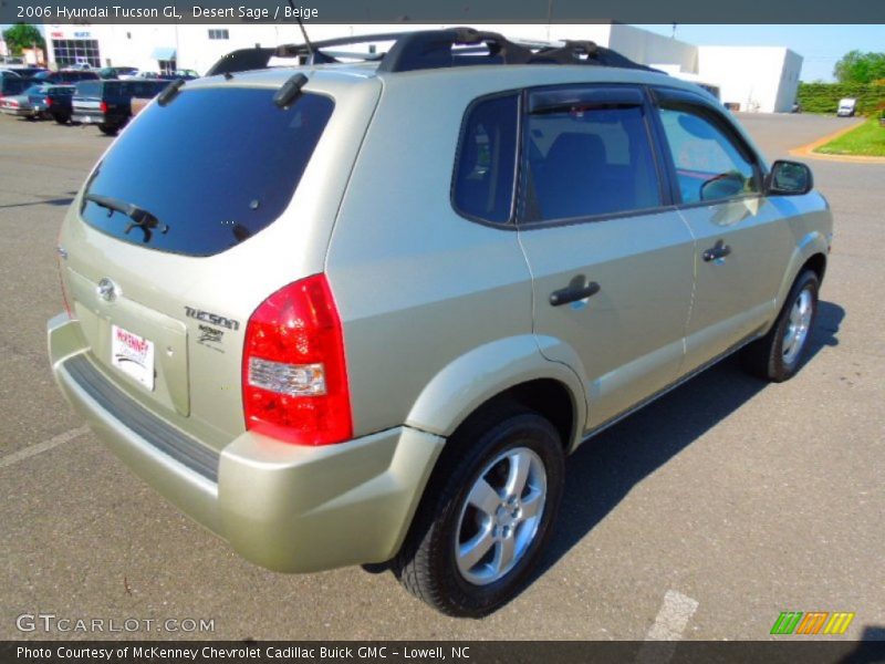 Desert Sage / Beige 2006 Hyundai Tucson GL