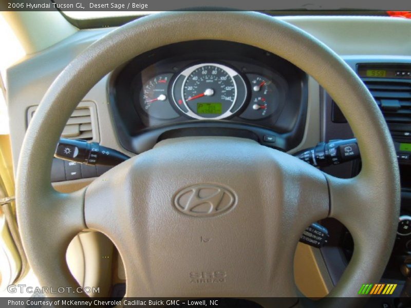 Desert Sage / Beige 2006 Hyundai Tucson GL