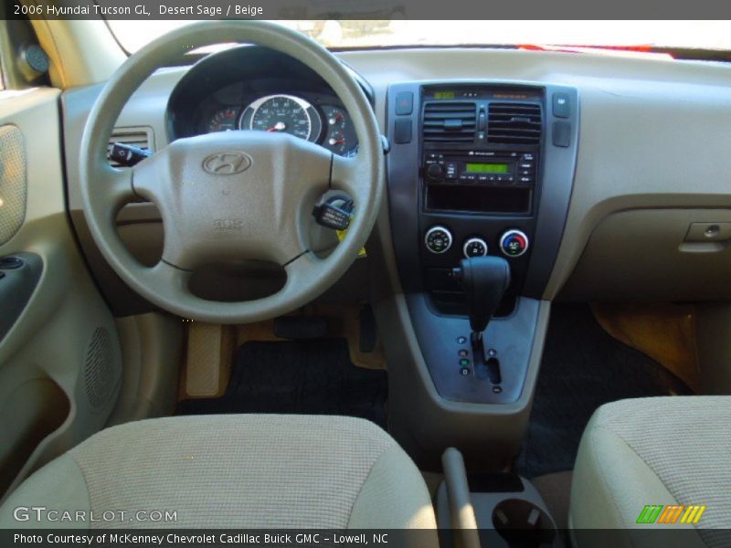 Desert Sage / Beige 2006 Hyundai Tucson GL