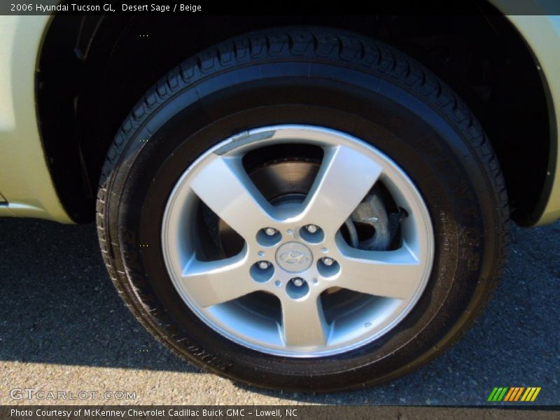 Desert Sage / Beige 2006 Hyundai Tucson GL