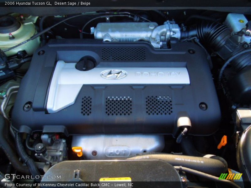 Desert Sage / Beige 2006 Hyundai Tucson GL