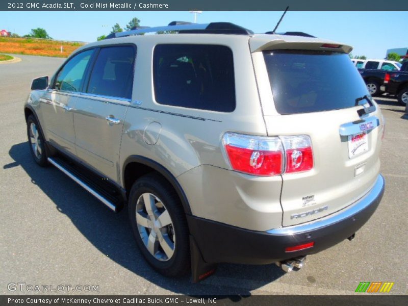 Gold Mist Metallic / Cashmere 2012 GMC Acadia SLT