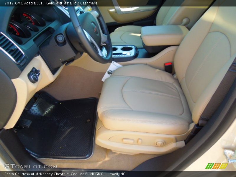 Gold Mist Metallic / Cashmere 2012 GMC Acadia SLT