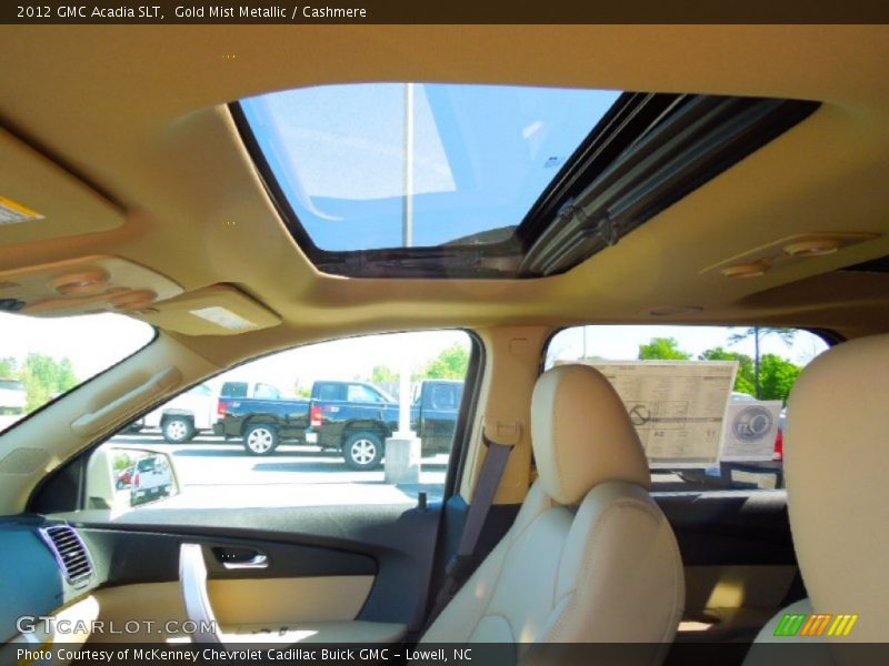 Gold Mist Metallic / Cashmere 2012 GMC Acadia SLT